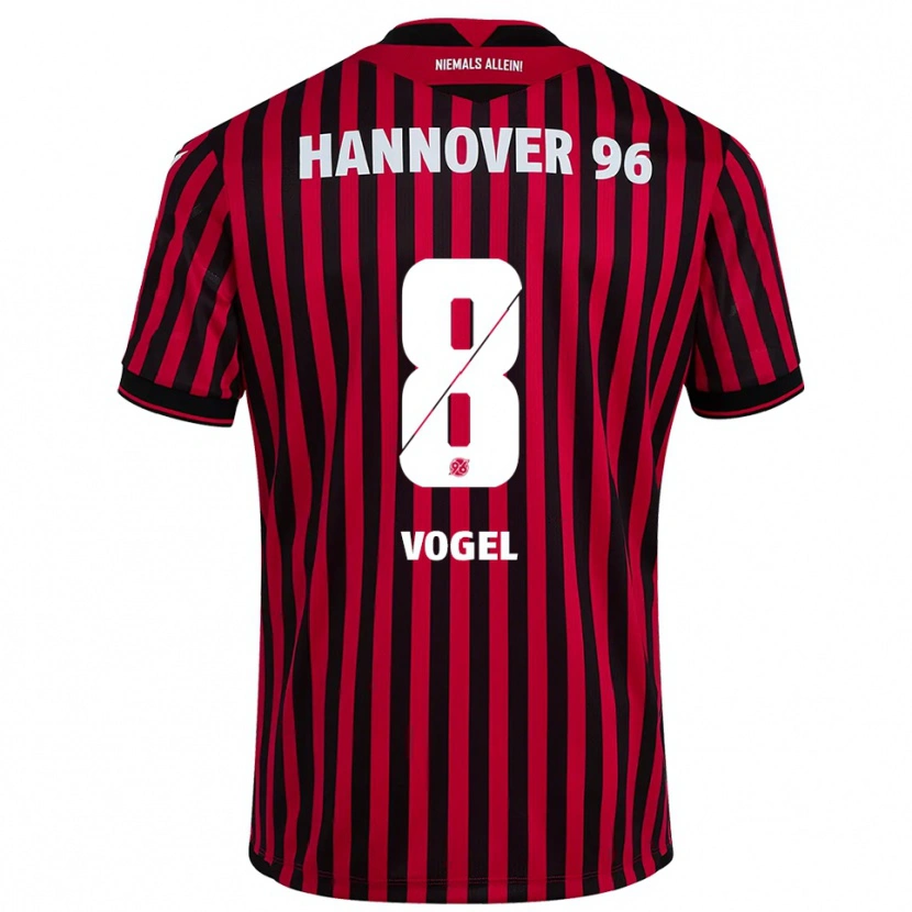 Danxen Damen Alexander Vogel #8 Rot Schwarz Heimtrikot Trikot 2025/26 T-Shirt Österreich