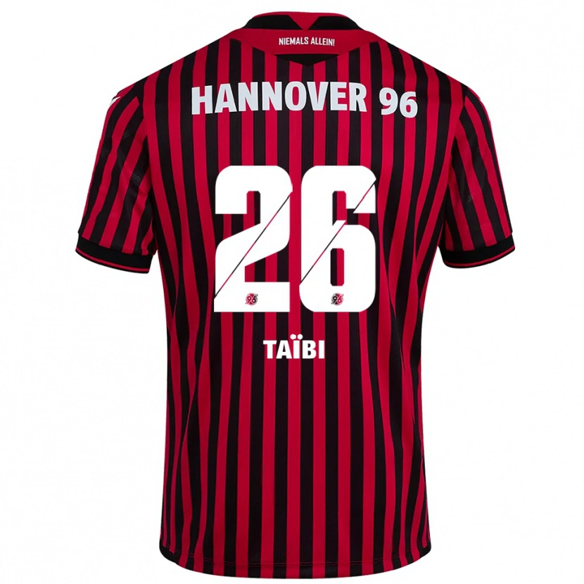 Danxen Damen Waniss Taïbi #26 Rot Schwarz Heimtrikot Trikot 2025/26 T-Shirt Österreich