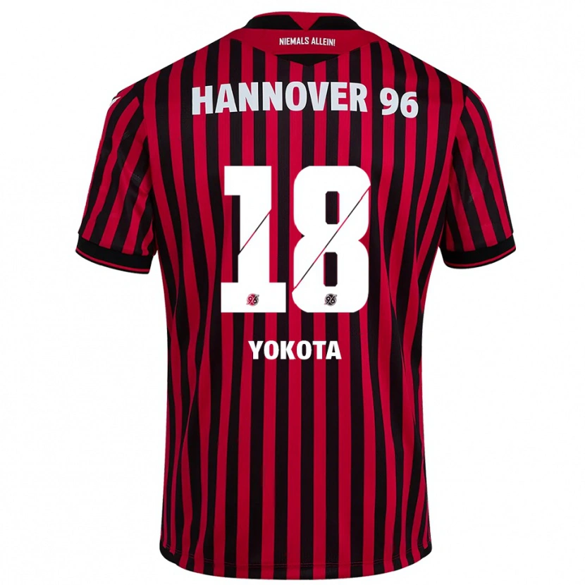 Danxen Damen Daisuke Yokota #18 Rot Schwarz Heimtrikot Trikot 2025/26 T-Shirt Österreich