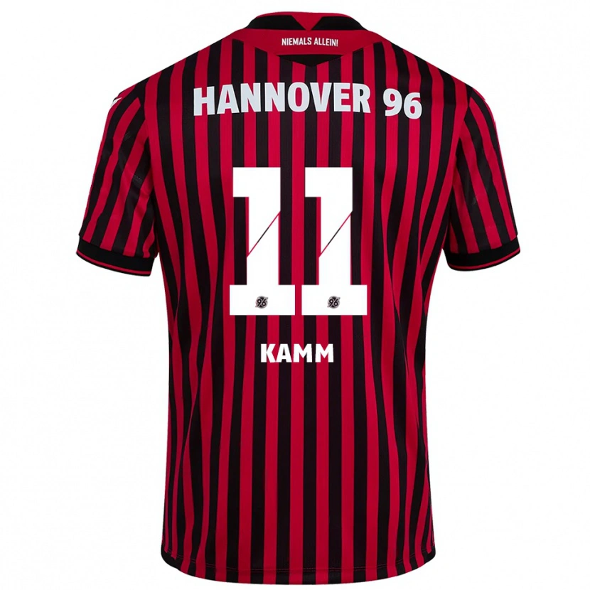 Danxen Damen Jannis Kamm #11 Rot Schwarz Heimtrikot Trikot 2025/26 T-Shirt Österreich