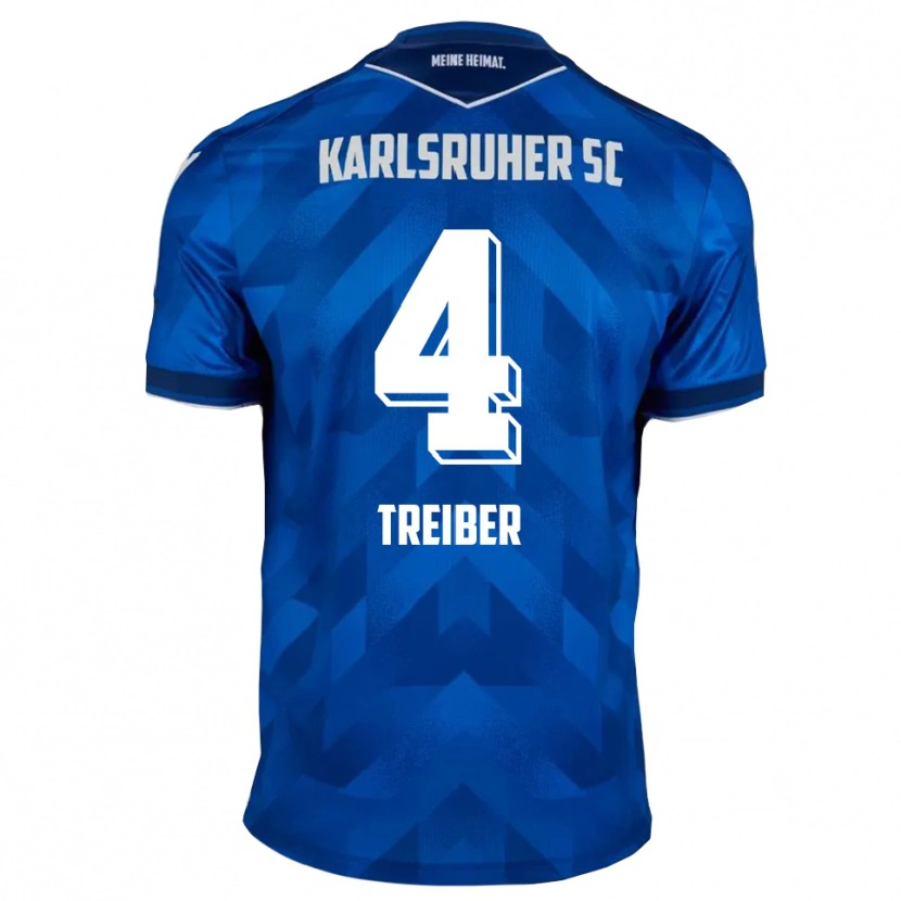 Danxen Damen Jannik Treiber #4 Blau Weiß Heimtrikot Trikot 2025/26 T-Shirt Österreich