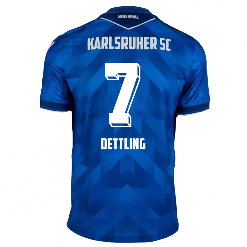 Danxen Damen Luis Dettling #7 Blau Weiß Heimtrikot Trikot 2025/26 T-Shirt Österreich