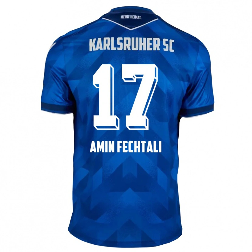 Danxen Damen Oualid El Fechtali #17 Blau Weiß Heimtrikot Trikot 2025/26 T-Shirt Österreich