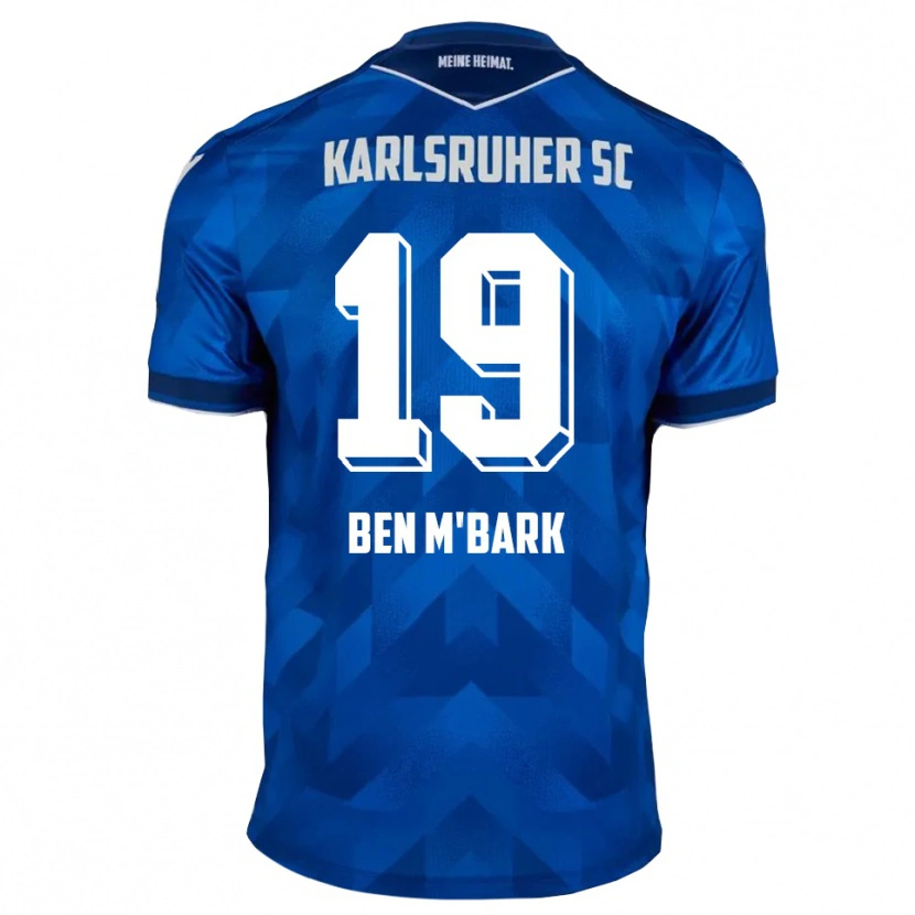 Danxen Damen Mohamed Ben M'bark #19 Blau Weiß Heimtrikot Trikot 2025/26 T-Shirt Österreich