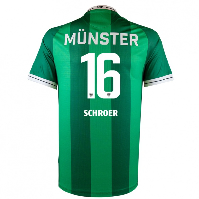 Danxen Damen Luca Schroer #16 Grün Weiß Heimtrikot Trikot 2025/26 T-Shirt Österreich