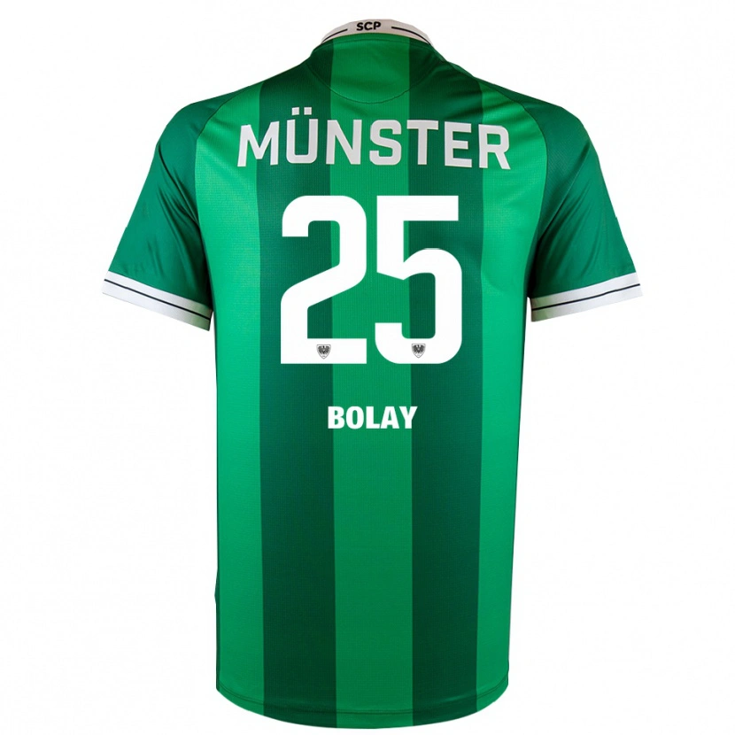 Danxen Damen Luca Bolay #25 Grün Weiß Heimtrikot Trikot 2025/26 T-Shirt Österreich
