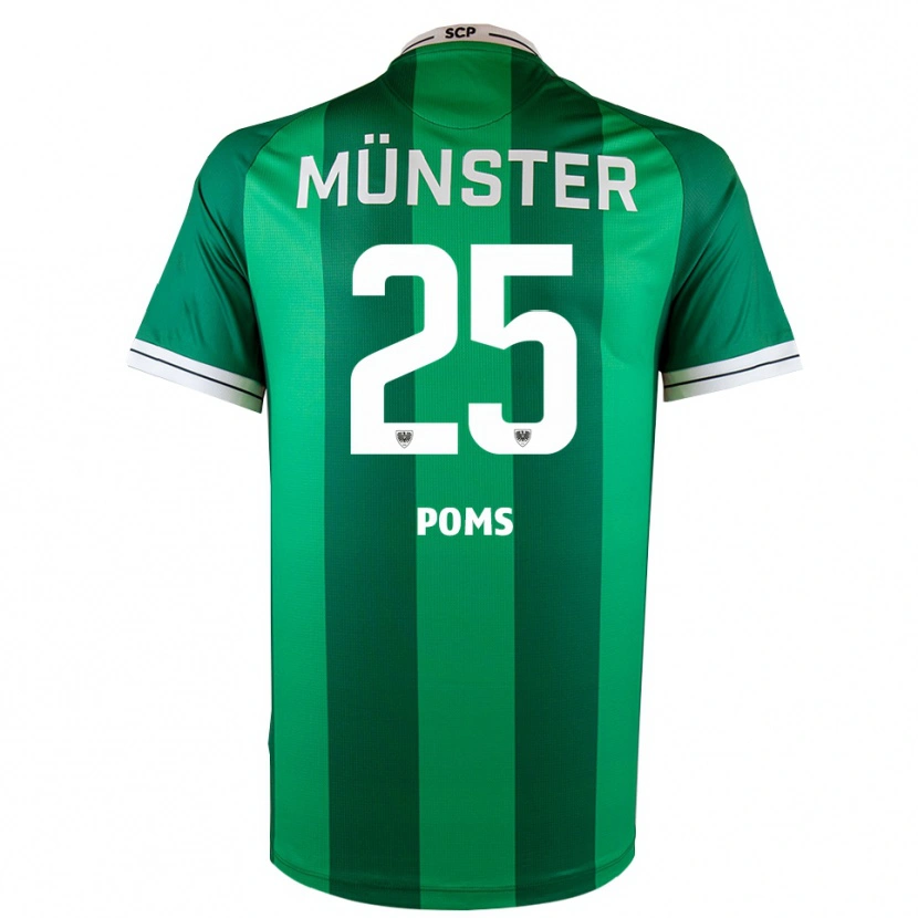 Danxen Damen Melvin Poms #25 Grün Weiß Heimtrikot Trikot 2025/26 T-Shirt Österreich