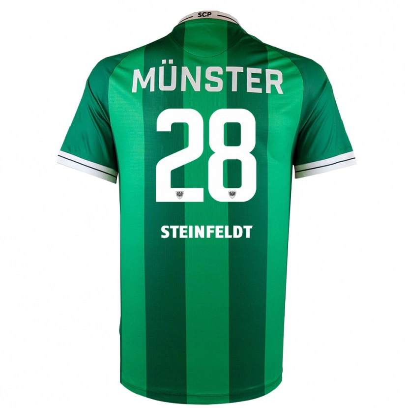 Danxen Damen Luca Steinfeldt #28 Grün Weiß Heimtrikot Trikot 2025/26 T-Shirt Österreich