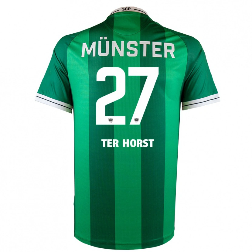 Danxen Damen Jano Ter Horst #27 Grün Weiß Heimtrikot Trikot 2025/26 T-Shirt Österreich