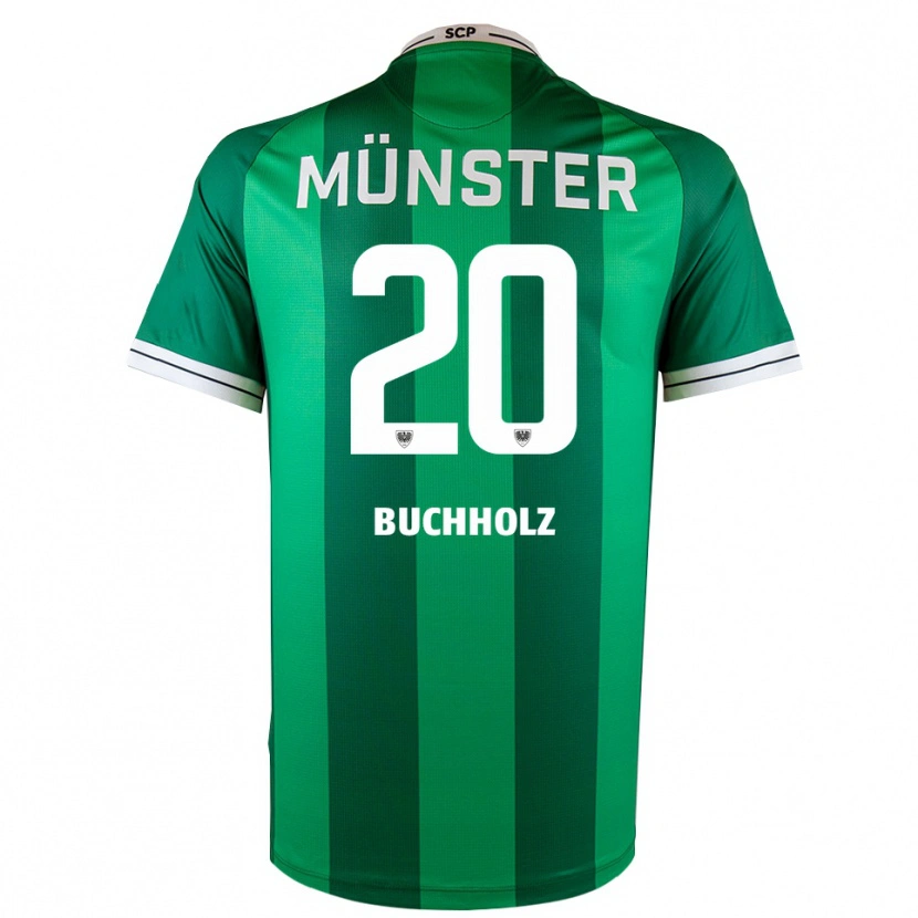 Danxen Damen Julius Buchholz #20 Grün Weiß Heimtrikot Trikot 2025/26 T-Shirt Österreich