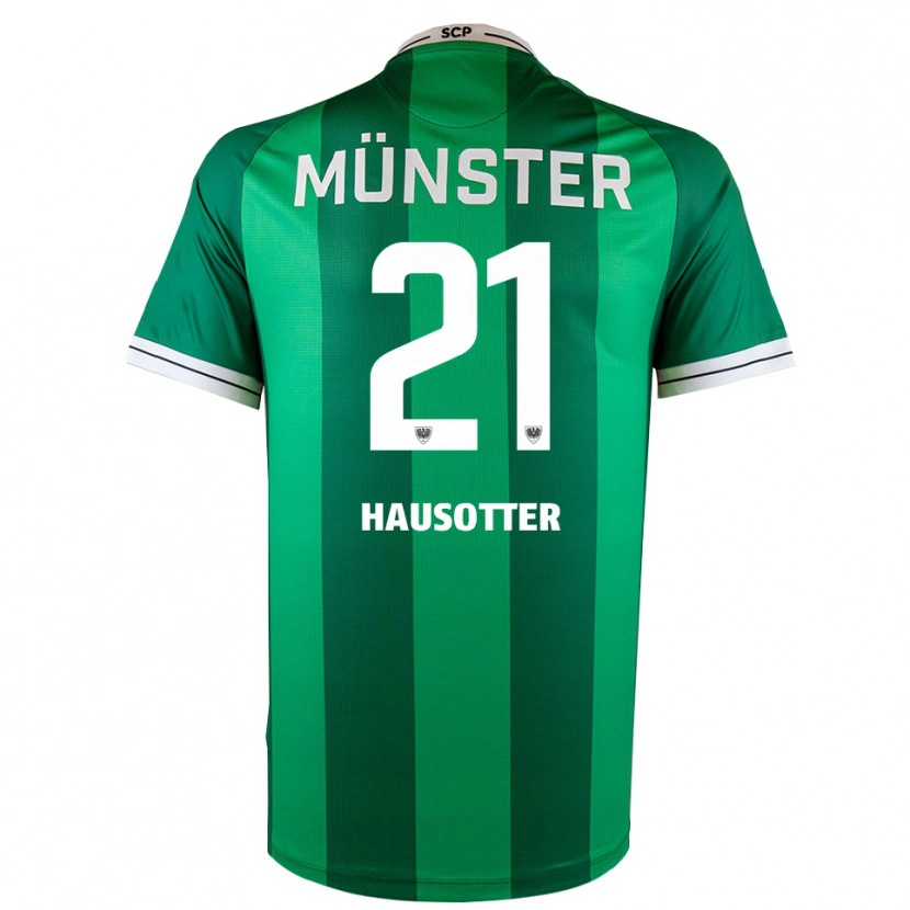 Danxen Damen Till Hausotter #21 Grün Weiß Heimtrikot Trikot 2025/26 T-Shirt Österreich