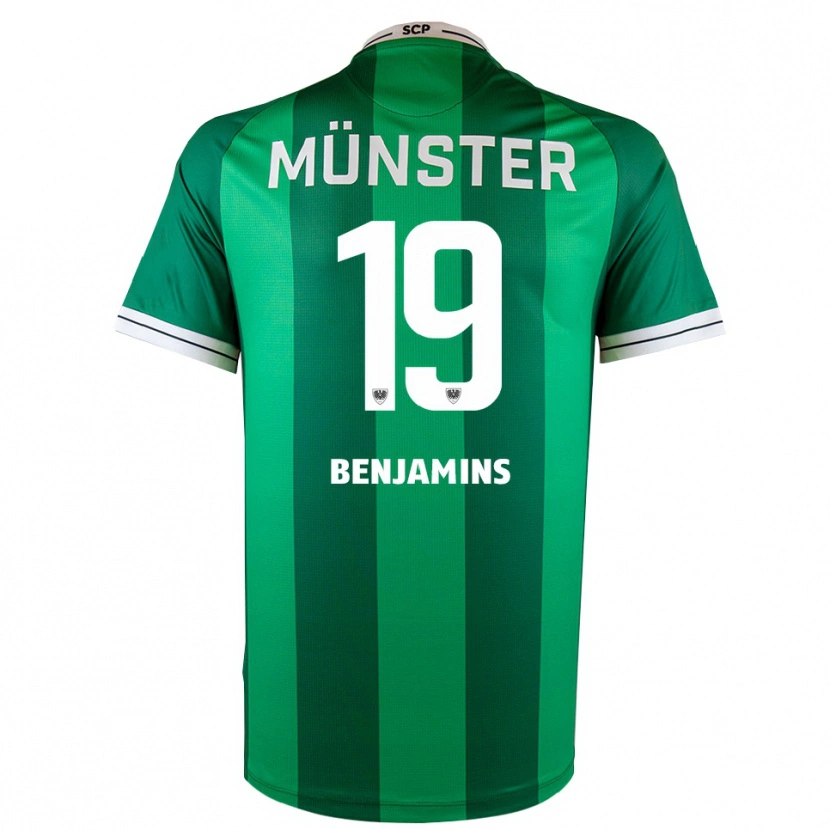 Danxen Damen Marvin Benjamins #19 Grün Weiß Heimtrikot Trikot 2025/26 T-Shirt Österreich