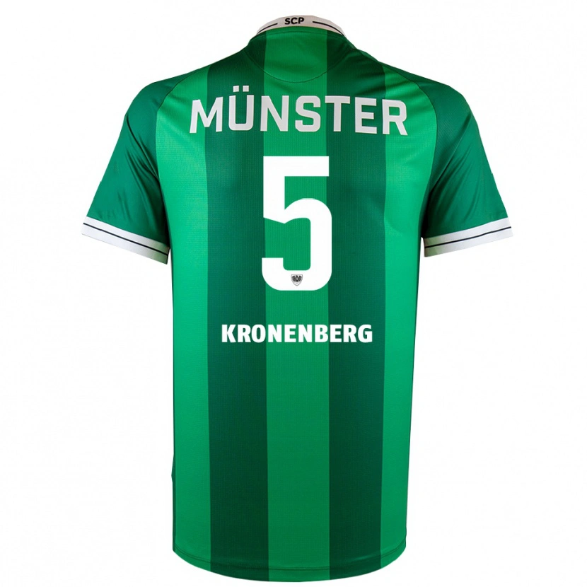 Danxen Damen Ben Kronenberg #5 Grün Weiß Heimtrikot Trikot 2025/26 T-Shirt Österreich