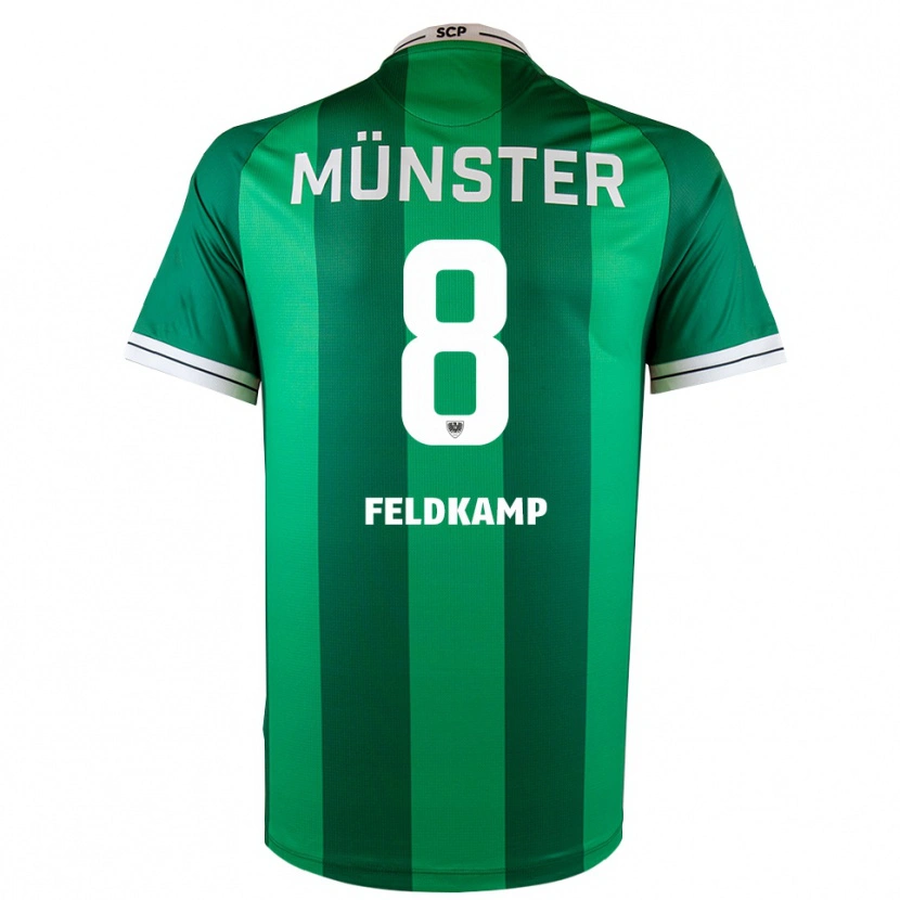 Danxen Damen Noah Feldkamp #8 Grün Weiß Heimtrikot Trikot 2025/26 T-Shirt Österreich