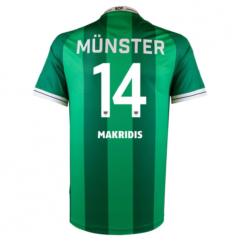 Danxen Damen Charalambos Makridis #14 Grün Weiß Heimtrikot Trikot 2025/26 T-Shirt Österreich