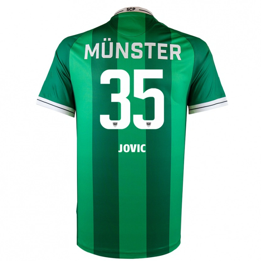 Danxen Damen Jovan Jovic #35 Grün Weiß Heimtrikot Trikot 2025/26 T-Shirt Österreich