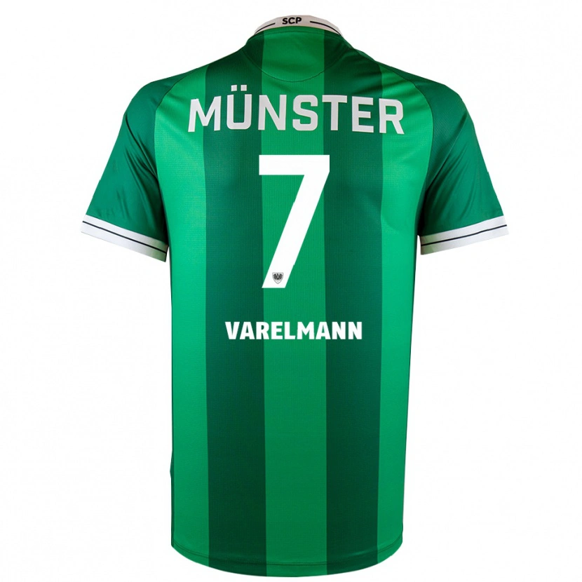 Danxen Damen Malte Varelmann #7 Grün Weiß Heimtrikot Trikot 2025/26 T-Shirt Österreich