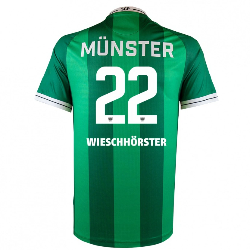 Danxen Damen Falk Wieschhörster #22 Grün Weiß Heimtrikot Trikot 2025/26 T-Shirt Österreich