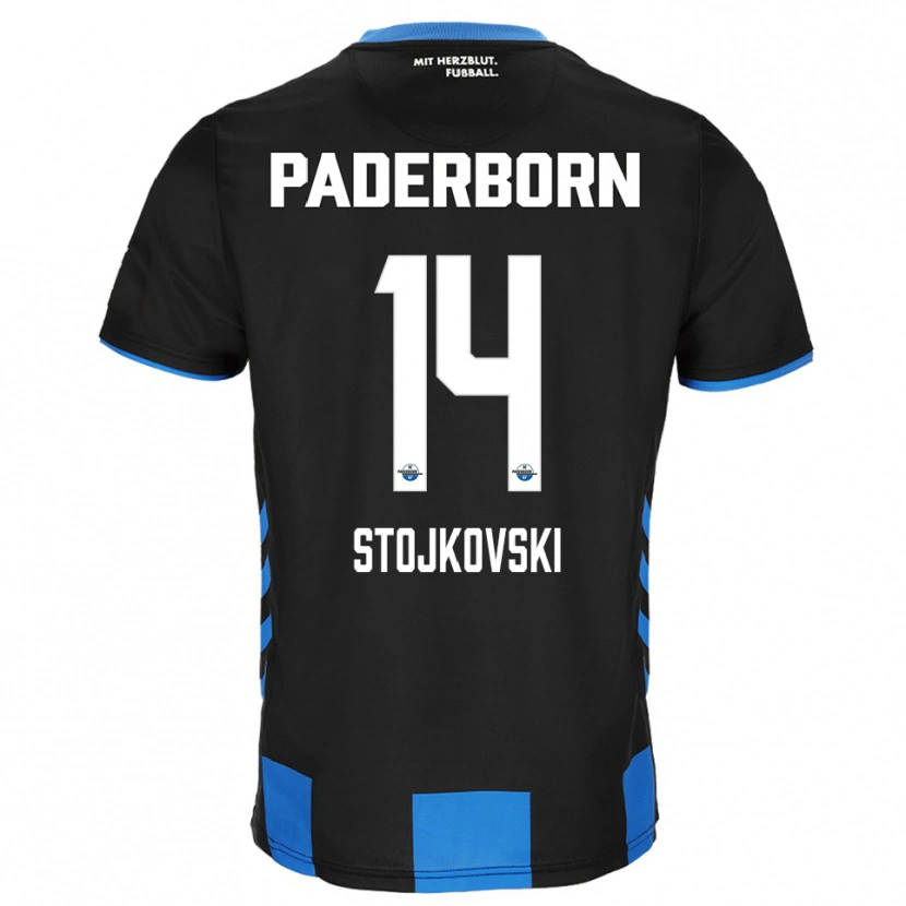 Danxen Damen Jakov Stojkovski #14 Schwarz Blau Heimtrikot Trikot 2025/26 T-Shirt Österreich