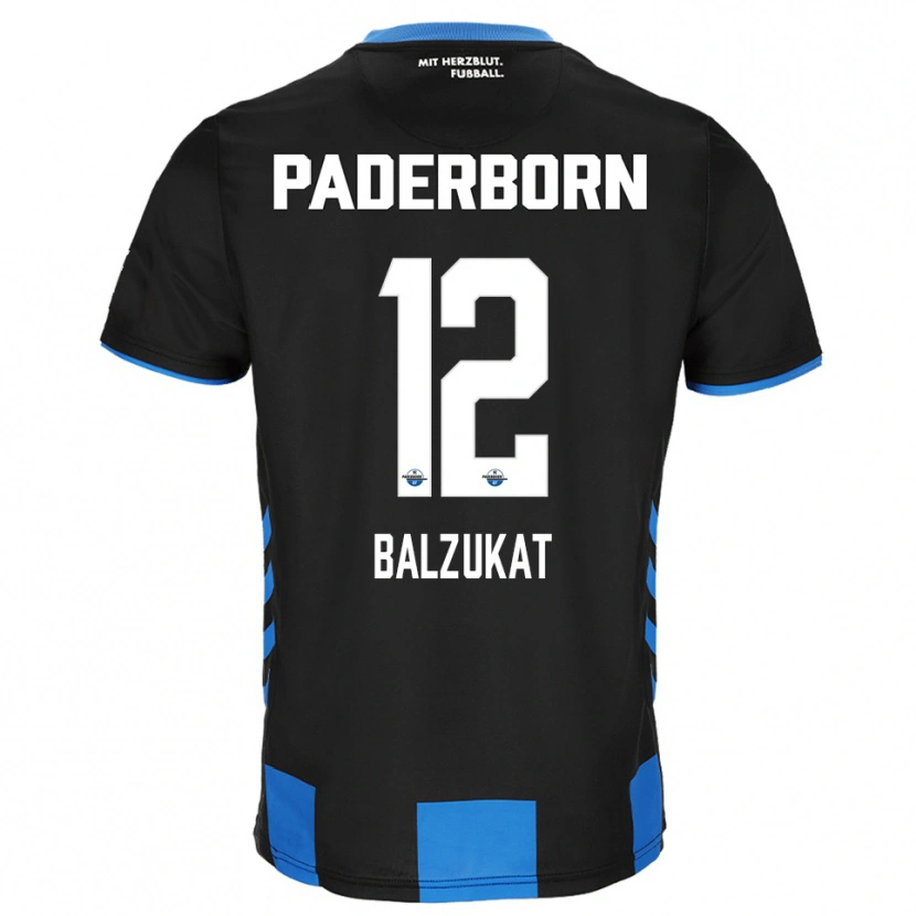 Danxen Damen Jens Balzukat #12 Schwarz Blau Heimtrikot Trikot 2025/26 T-Shirt Österreich
