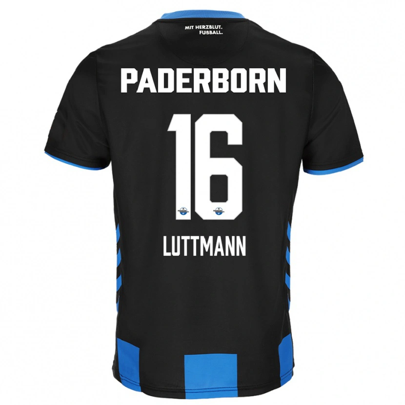 Danxen Damen Magnus Luttmann #16 Schwarz Blau Heimtrikot Trikot 2025/26 T-Shirt Österreich
