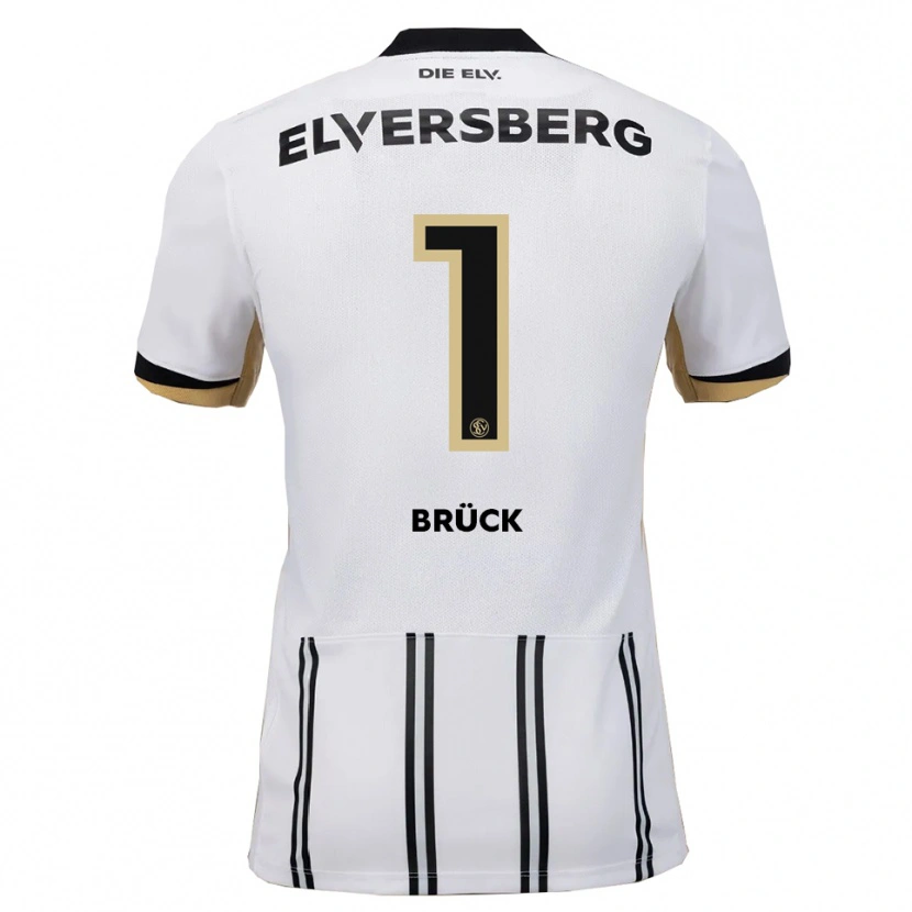 Danxen Damen Florian Brück #1 Weiß Schwarz Heimtrikot Trikot 2025/26 T-Shirt Österreich
