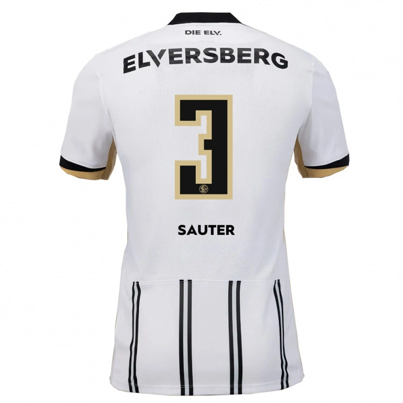 Danxen Damen Luca Sauter #3 Weiß Schwarz Heimtrikot Trikot 2025/26 T-Shirt Österreich
