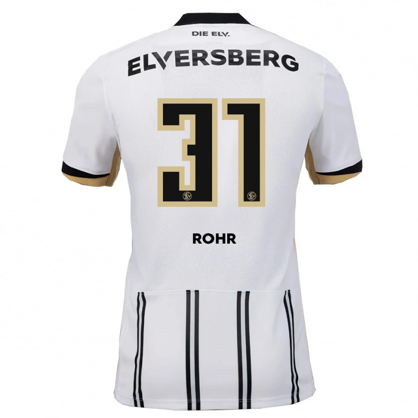Danxen Damen Maximilian Rohr #31 Weiß Schwarz Heimtrikot Trikot 2025/26 T-Shirt Österreich