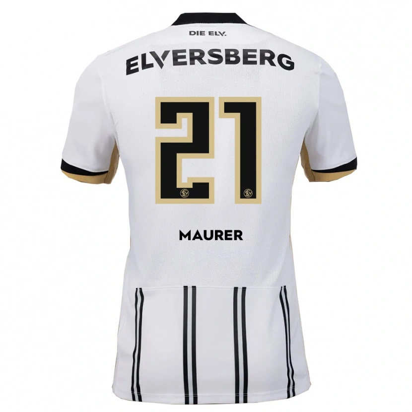 Danxen Damen Kine Maurer #21 Weiß Schwarz Heimtrikot Trikot 2025/26 T-Shirt Österreich