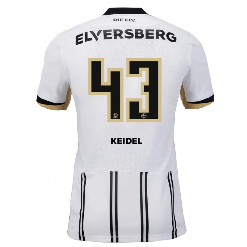 Danxen Damen Felix Keidel #43 Weiß Schwarz Heimtrikot Trikot 2025/26 T-Shirt Österreich