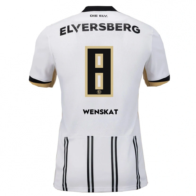 Danxen Damen Kian Wenskat #8 Weiß Schwarz Heimtrikot Trikot 2025/26 T-Shirt Österreich