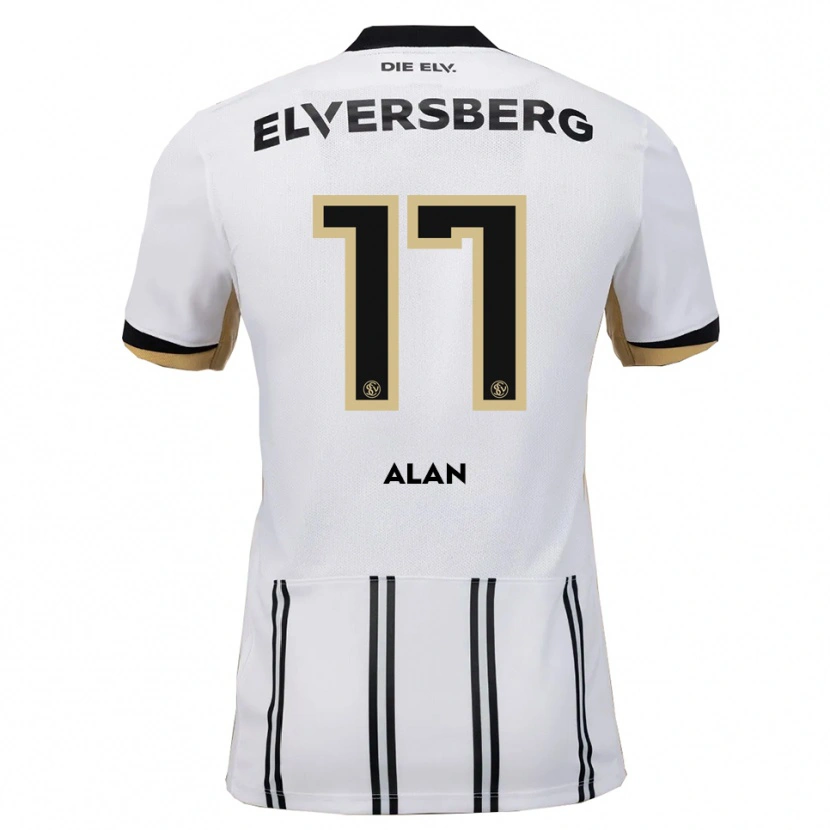 Danxen Damen Alan Rodriguez #17 Weiß Schwarz Heimtrikot Trikot 2025/26 T-Shirt Österreich