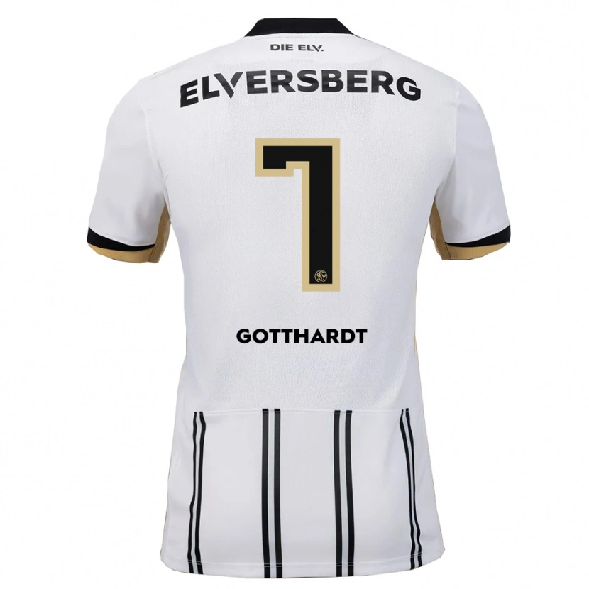 Danxen Damen Tim Gotthardt #7 Weiß Schwarz Heimtrikot Trikot 2025/26 T-Shirt Österreich