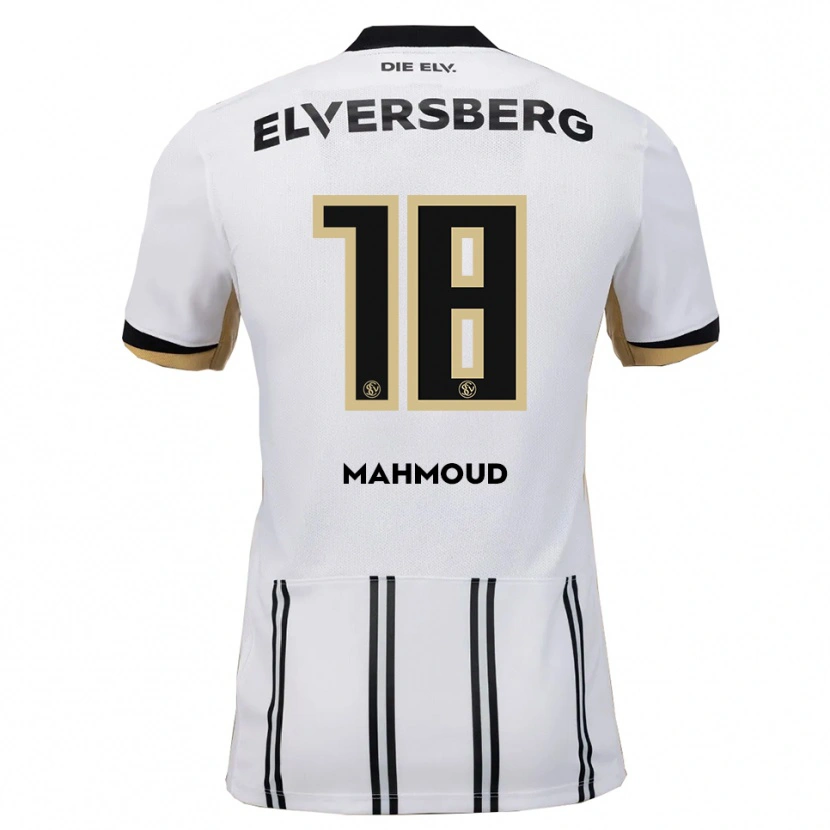 Danxen Damen Mohammad Mahmoud #18 Weiß Schwarz Heimtrikot Trikot 2025/26 T-Shirt Österreich