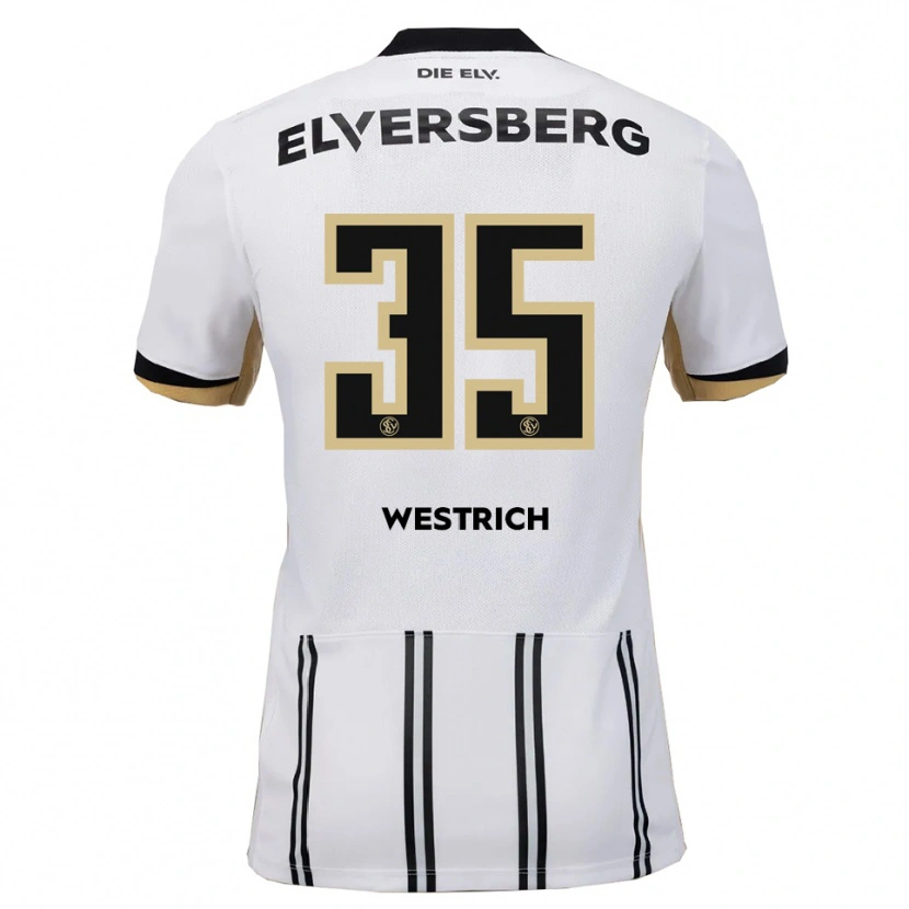 Danxen Damen Louis Westrich #35 Weiß Schwarz Heimtrikot Trikot 2025/26 T-Shirt Österreich