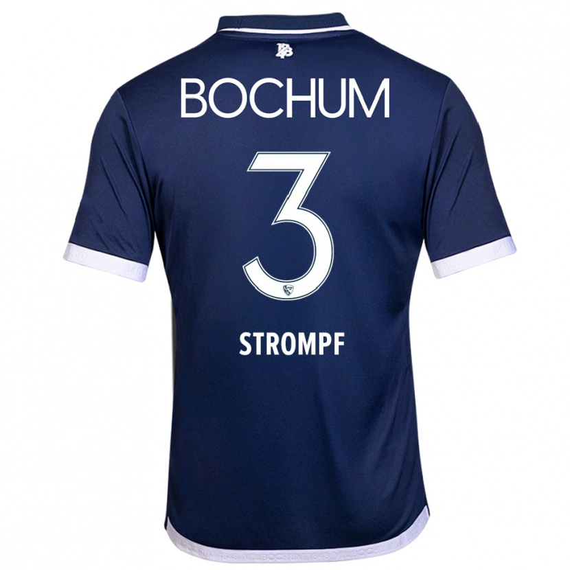 Danxen Damen Philipp Strompf #3 Marineblau Weiß Heimtrikot Trikot 2025/26 T-Shirt Österreich