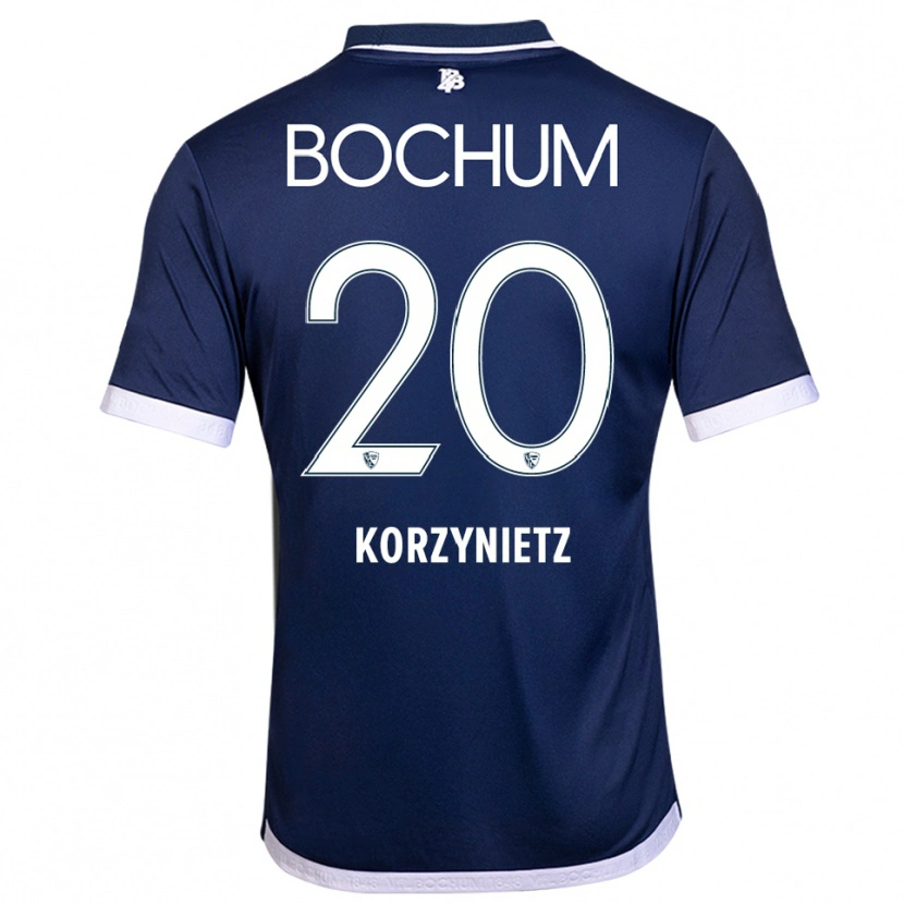 Danxen Damen Jaden Korzynietz #20 Marineblau Weiß Heimtrikot Trikot 2025/26 T-Shirt Österreich