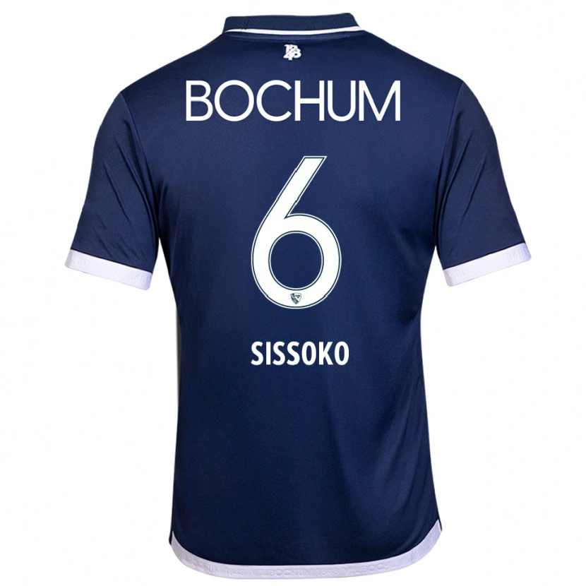 Danxen Damen Ibrahima Sissoko #6 Marineblau Weiß Heimtrikot Trikot 2025/26 T-Shirt Österreich