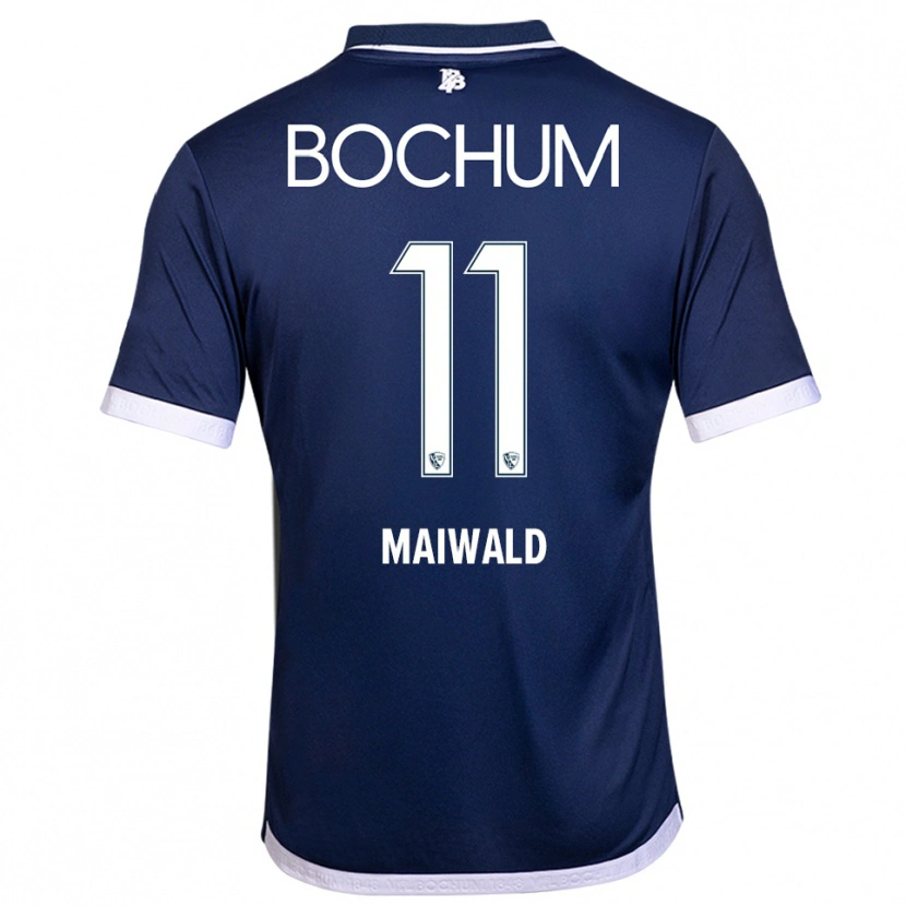 Danxen Damen Anna Maiwald #11 Marineblau Weiß Heimtrikot Trikot 2025/26 T-Shirt Österreich