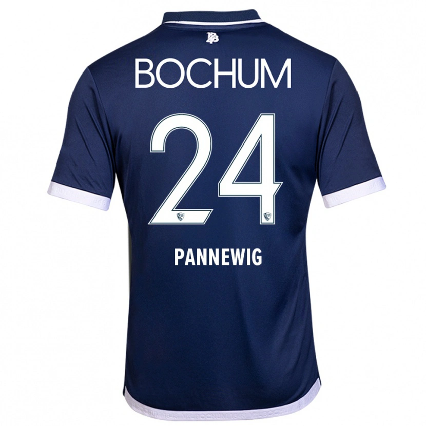 Danxen Damen Mats Pannewig #24 Marineblau Weiß Heimtrikot Trikot 2025/26 T-Shirt Österreich