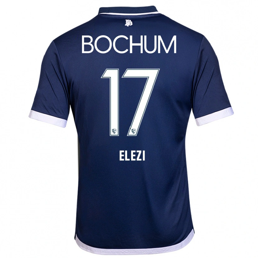 Danxen Damen Agon Elezi #17 Marineblau Weiß Heimtrikot Trikot 2025/26 T-Shirt Österreich