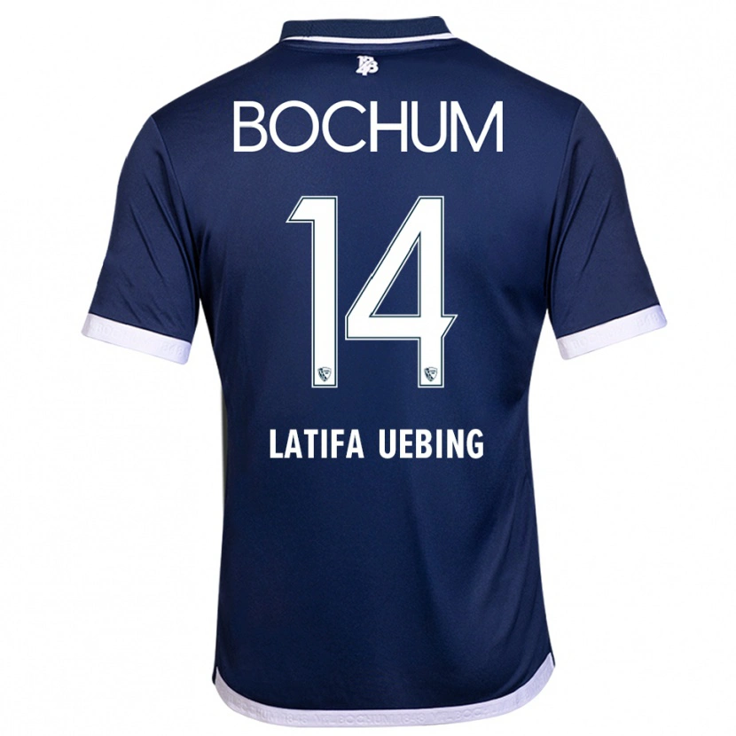 Danxen Damen Anna Latifa Uebing #14 Marineblau Weiß Heimtrikot Trikot 2025/26 T-Shirt Österreich