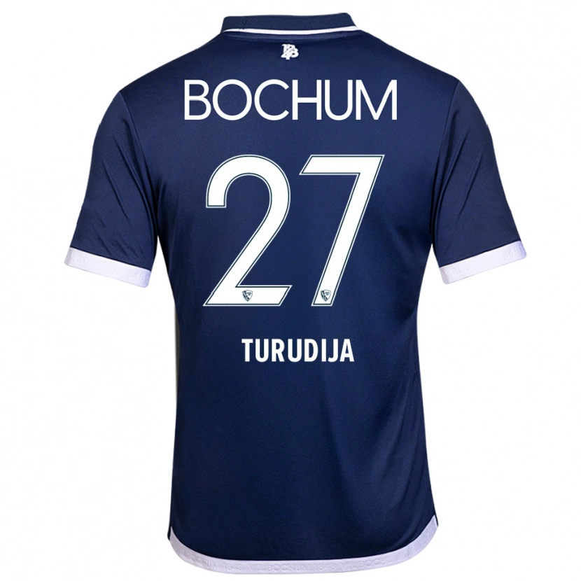 Danxen Damen Vahidin Turudija #27 Marineblau Weiß Heimtrikot Trikot 2025/26 T-Shirt Österreich