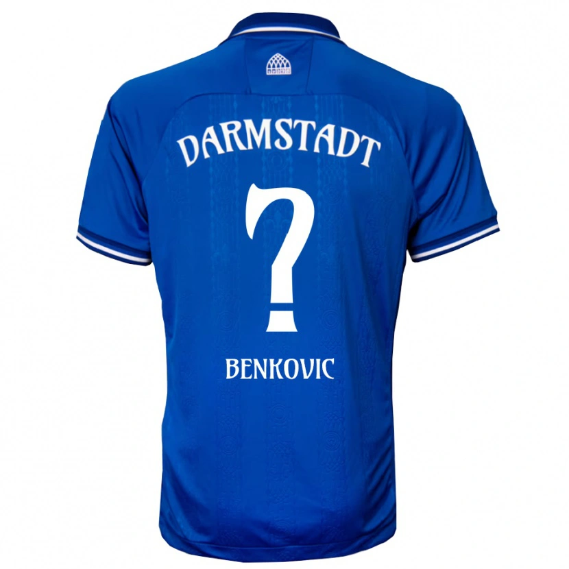 Danxen Damen Nikola Benkovic #0 Blau Weiß Heimtrikot Trikot 2025/26 T-Shirt Österreich
