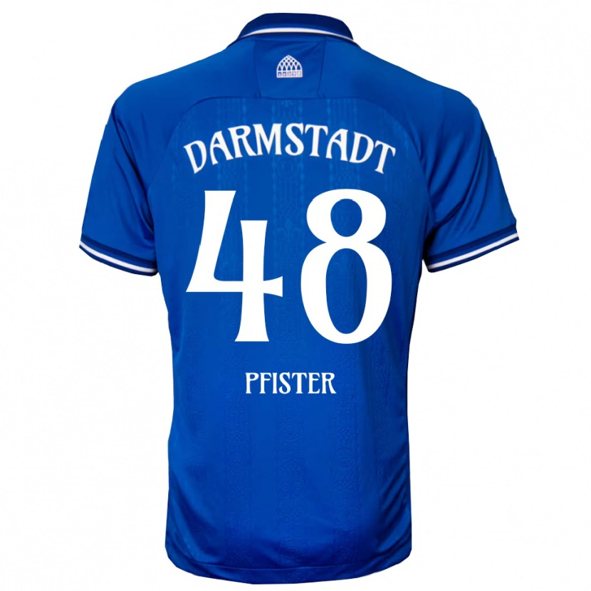 Danxen Damen Max Pfister #48 Blau Weiß Heimtrikot Trikot 2025/26 T-Shirt Österreich