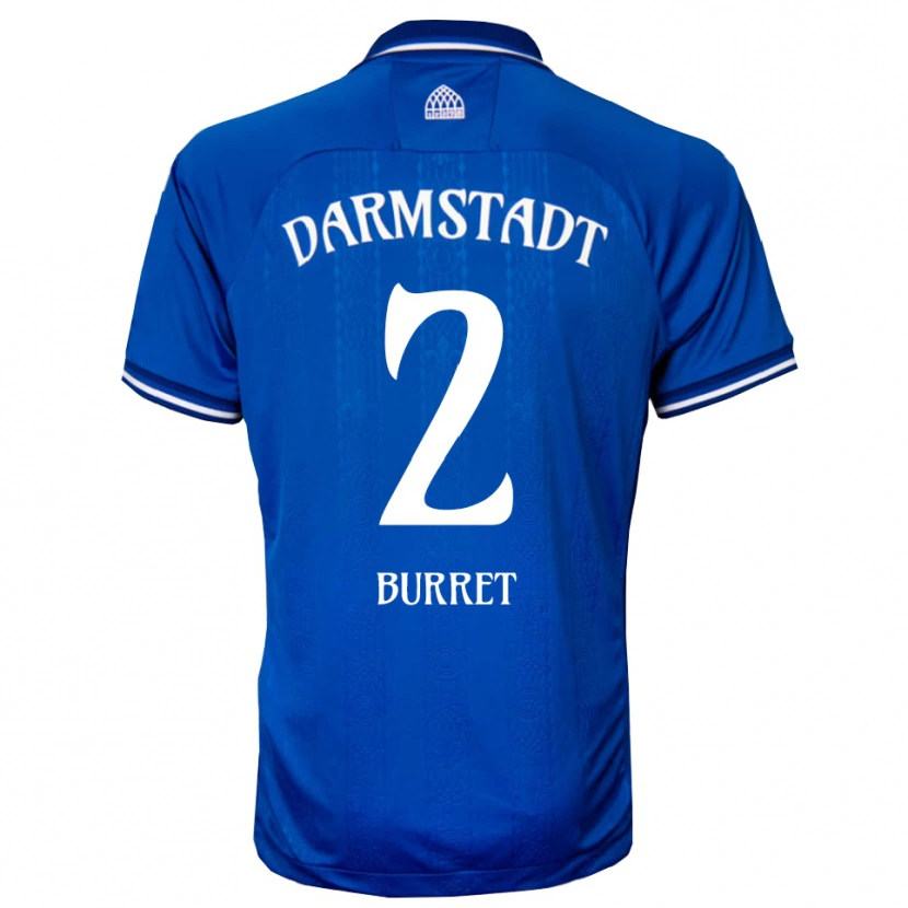 Danxen Damen Kiran Burret #2 Blau Weiß Heimtrikot Trikot 2025/26 T-Shirt Österreich