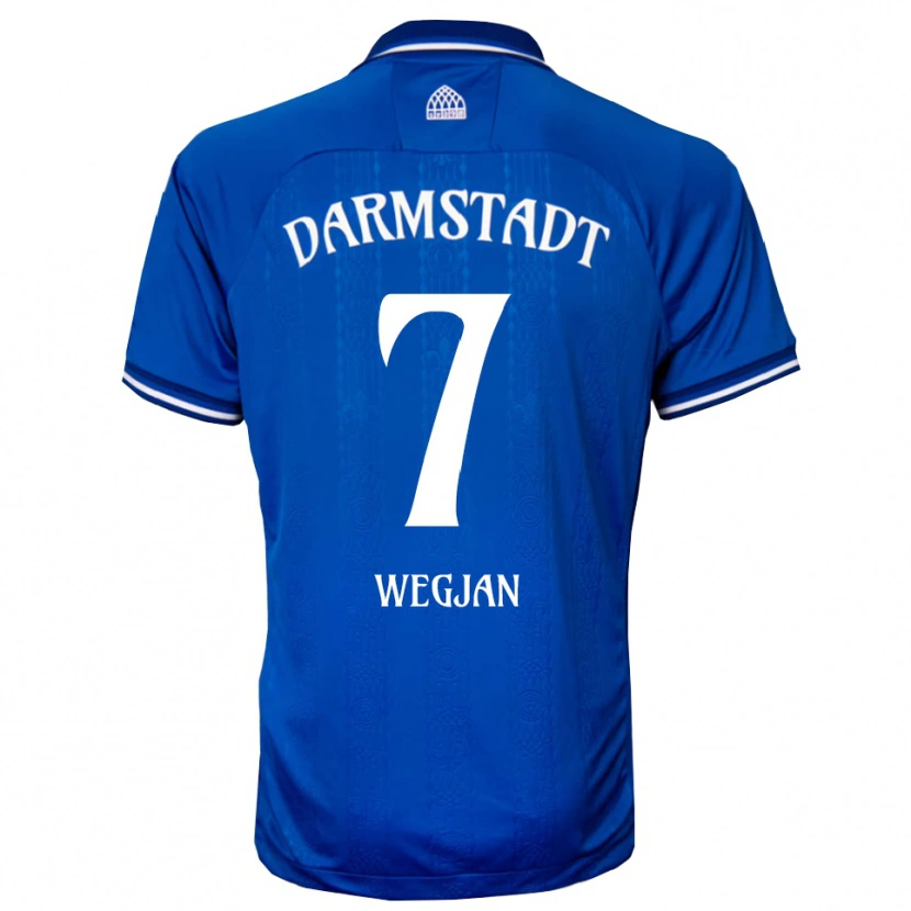 Danxen Damen Jesse Wegjan #7 Blau Weiß Heimtrikot Trikot 2025/26 T-Shirt Österreich