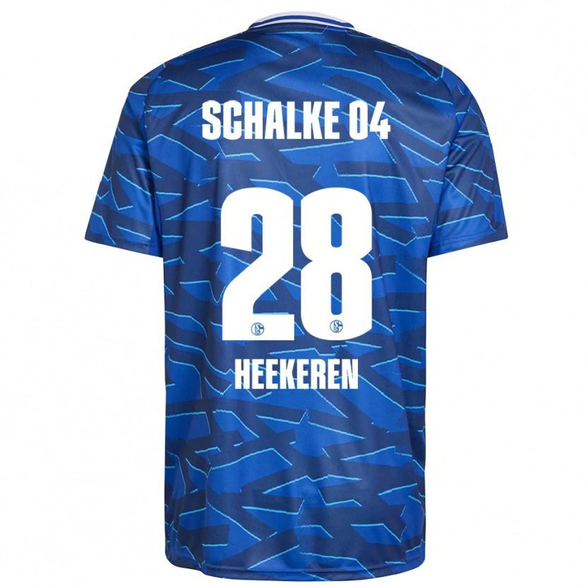 Danxen Damen Justin Heekeren #28 Königsblau Weiß Heimtrikot Trikot 2025/26 T-Shirt Österreich