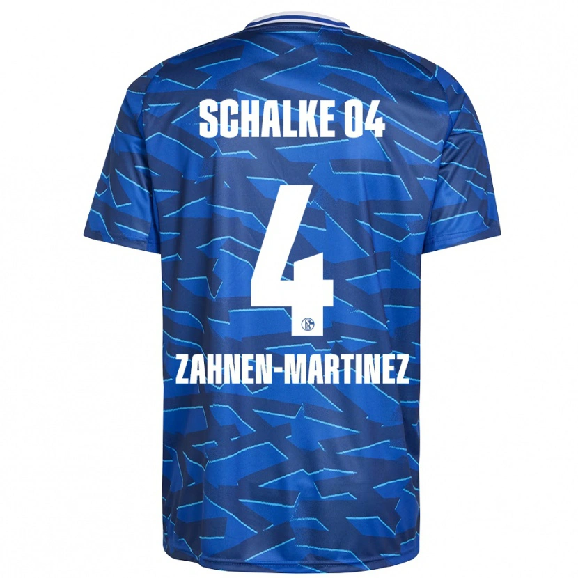 Danxen Damen Pablo Zahnen-Martinez #4 Königsblau Weiß Heimtrikot Trikot 2025/26 T-Shirt Österreich