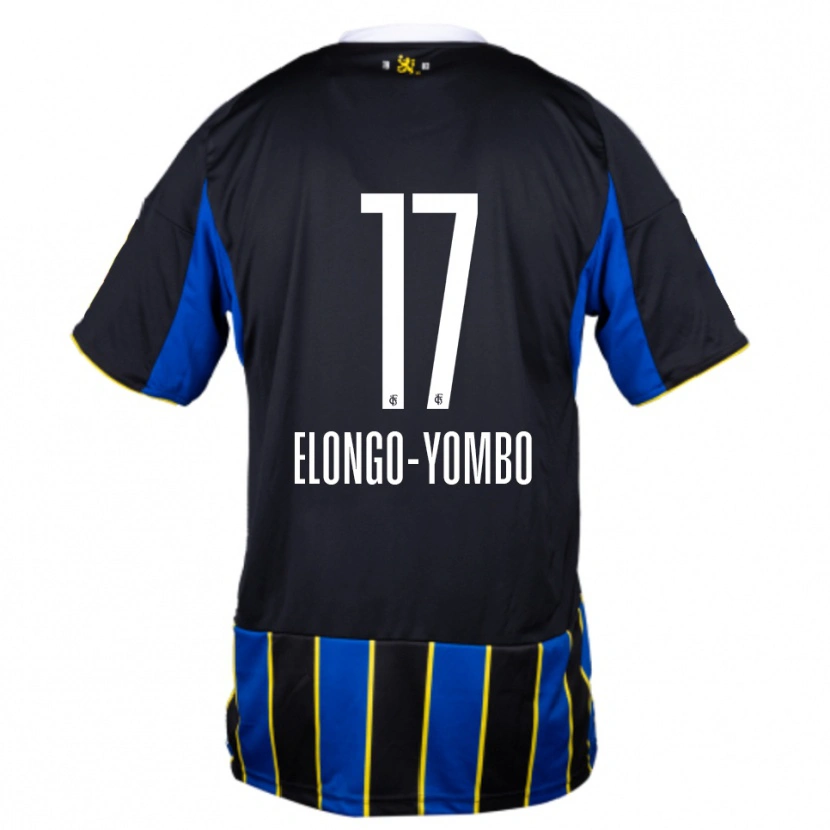 Danxen Damen Rodney Elongo-Yombo #17 Blau Schwarz Gelb Heimtrikot Trikot 2025/26 T-Shirt Österreich